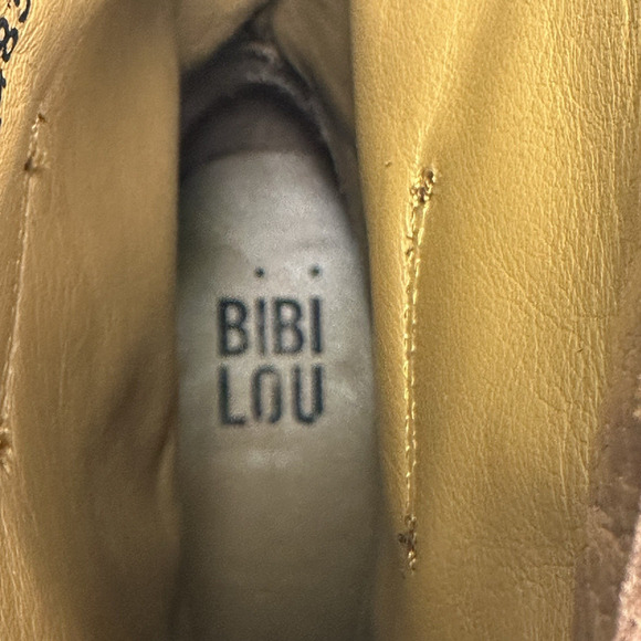 Bibi Lou Briana Western Boots Tan Leather Womens EU 39 US 8-8.5 Pull-On New $295 - Picture 11 of 14